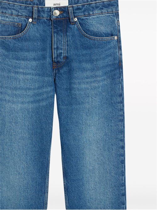 Jeans in denim AMI PARIS | HTR001DE0025480